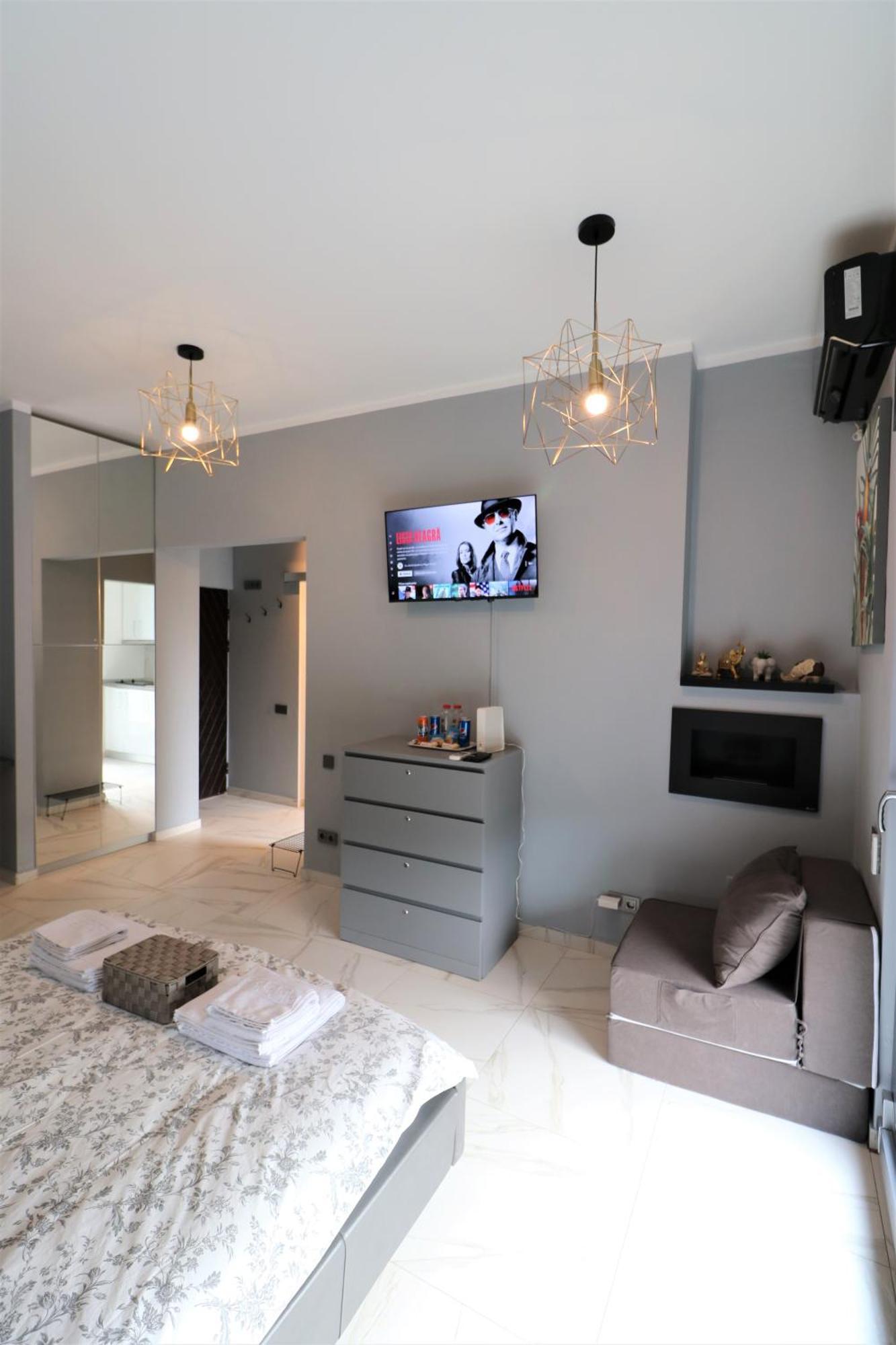 Deluxe Skyline Retreat Studio - Old Town Bukurešť Exteriér fotografie